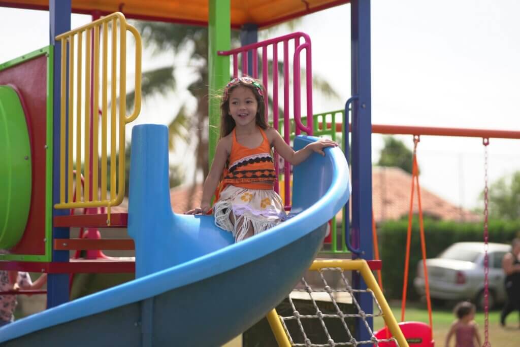espaço kids externo seguro